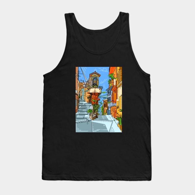 AbstrAct Italy View Tank Top by DeRosaDesign